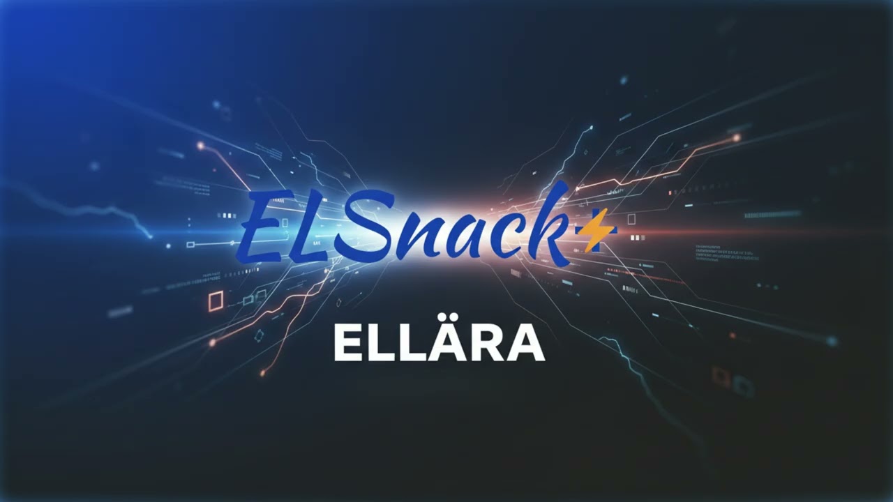 Ellära:  Avsnitt 1 -  Elektricitet