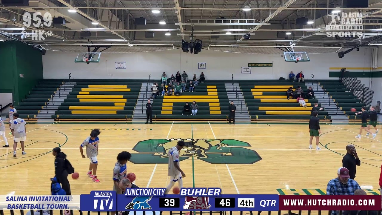 Buhler vs Junction City Girls Varsity Basketball @ Salina Invitational Tournament 95.9 KWHK 1-23-25