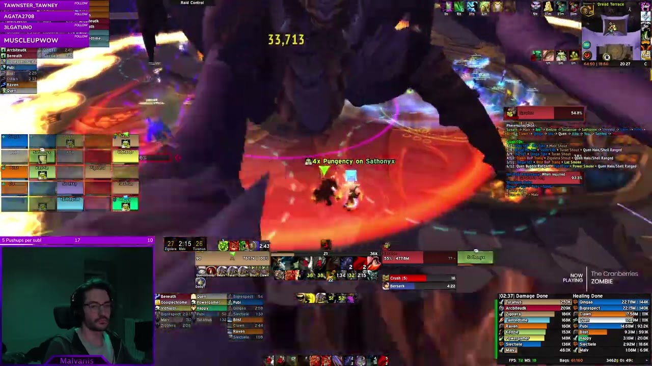 MoP Garalon 25 Heroic Prot Warrior PoV - rats Mistblade 2 Realm First