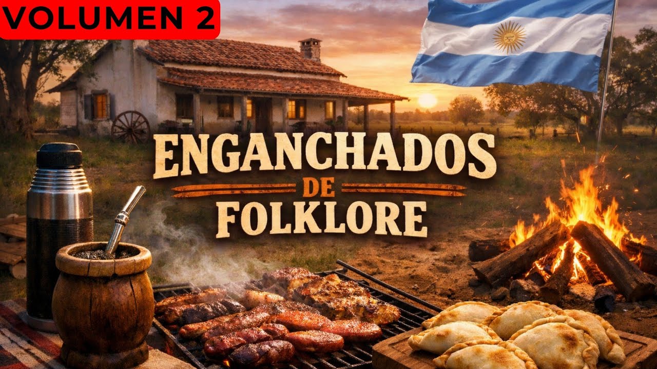 ENGANCHADO DE FOLKLORE - VOLUMEN 2 - PARA DISFRUTAR DE TU PREVIA,ASADO,FIESTA,PEÑA O LO QUE QUIERAS