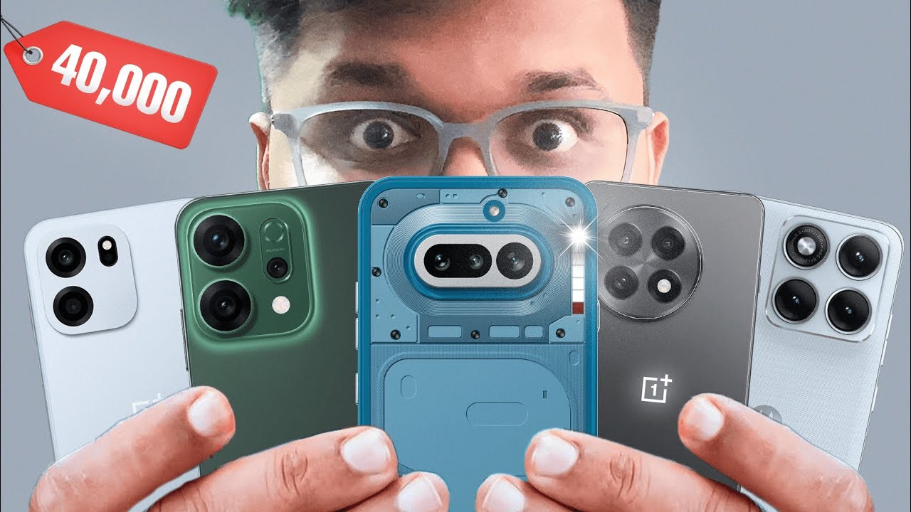 Top 7 Best Smartphones under ₹40000 in 2026! 
