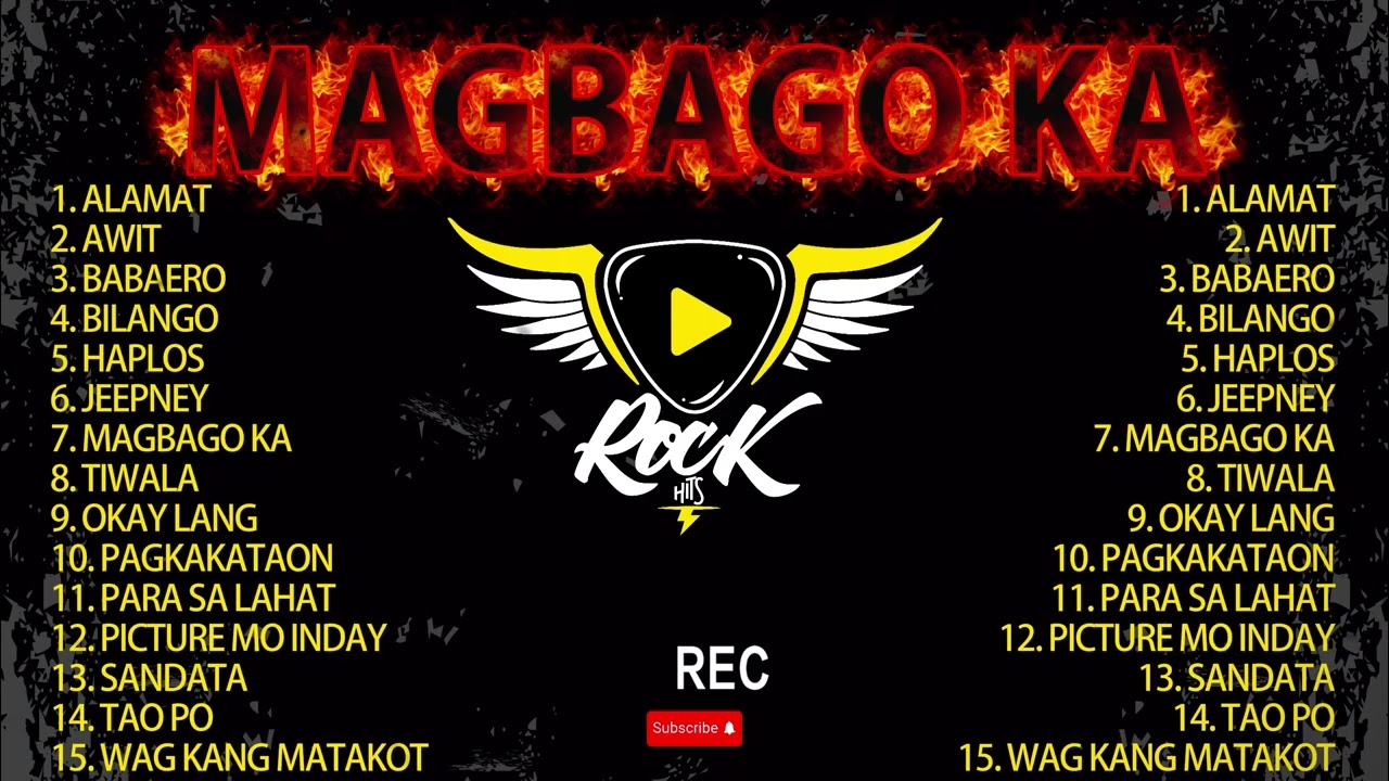 MAGBAGO KA - OPM Rock Music Playlist | New Pino Rock Songs 2025