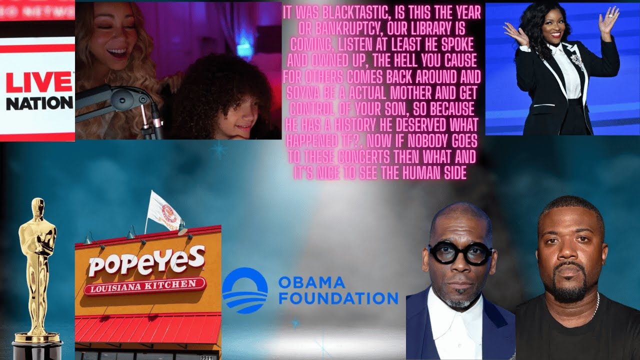 Oscars, Popeyes, President Obama L, Jamal Bryant, Ray J, Jasmine Crockett, Live Nation and MariahC 📱