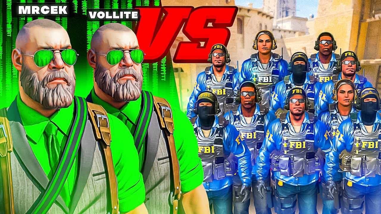 Czy 2 YOUTUBER&Oacute;W z CHEATAMI pokona 10 GRACZY w CS2?  ft. @vollite