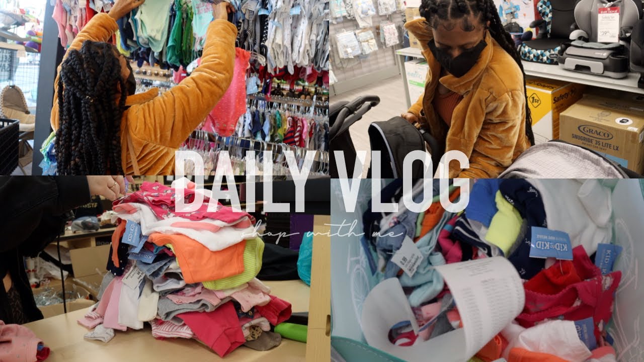 PREGNANCY DAILY VLOG: buying baby clothes for the first time.