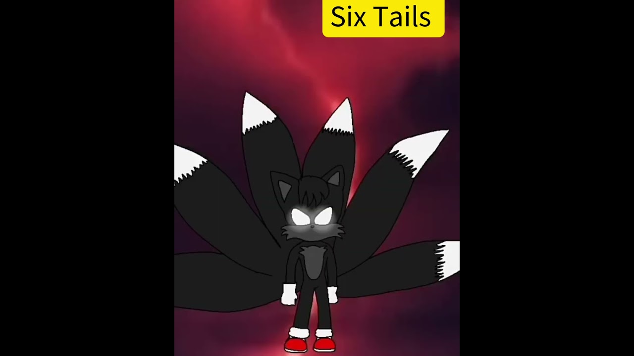 Six Tails first transformation 💀#Six Tails vs sonic exe