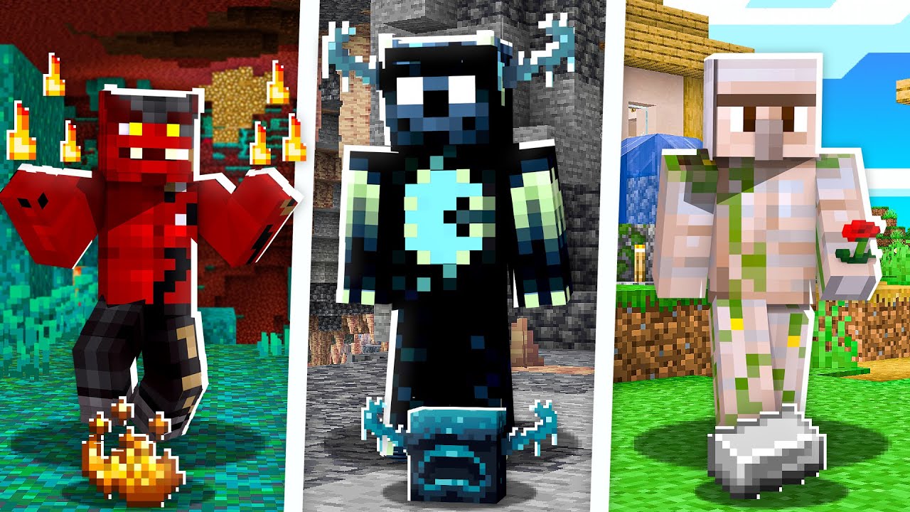 Minecraft MAS temos RAÇAS diferentes! #11 😈💙⚙