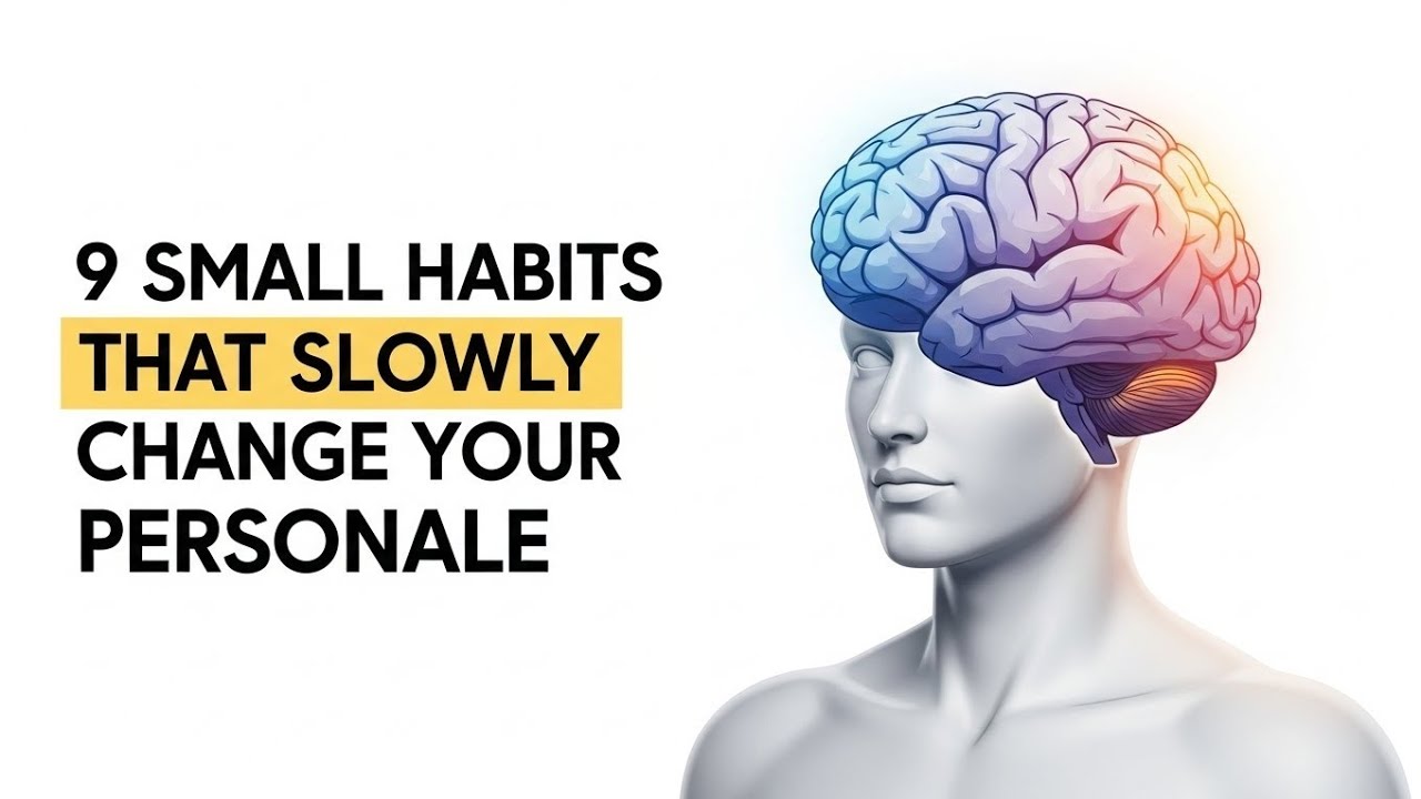 9 Small Habits That Slowly Change Your Personality #psychology #mindset