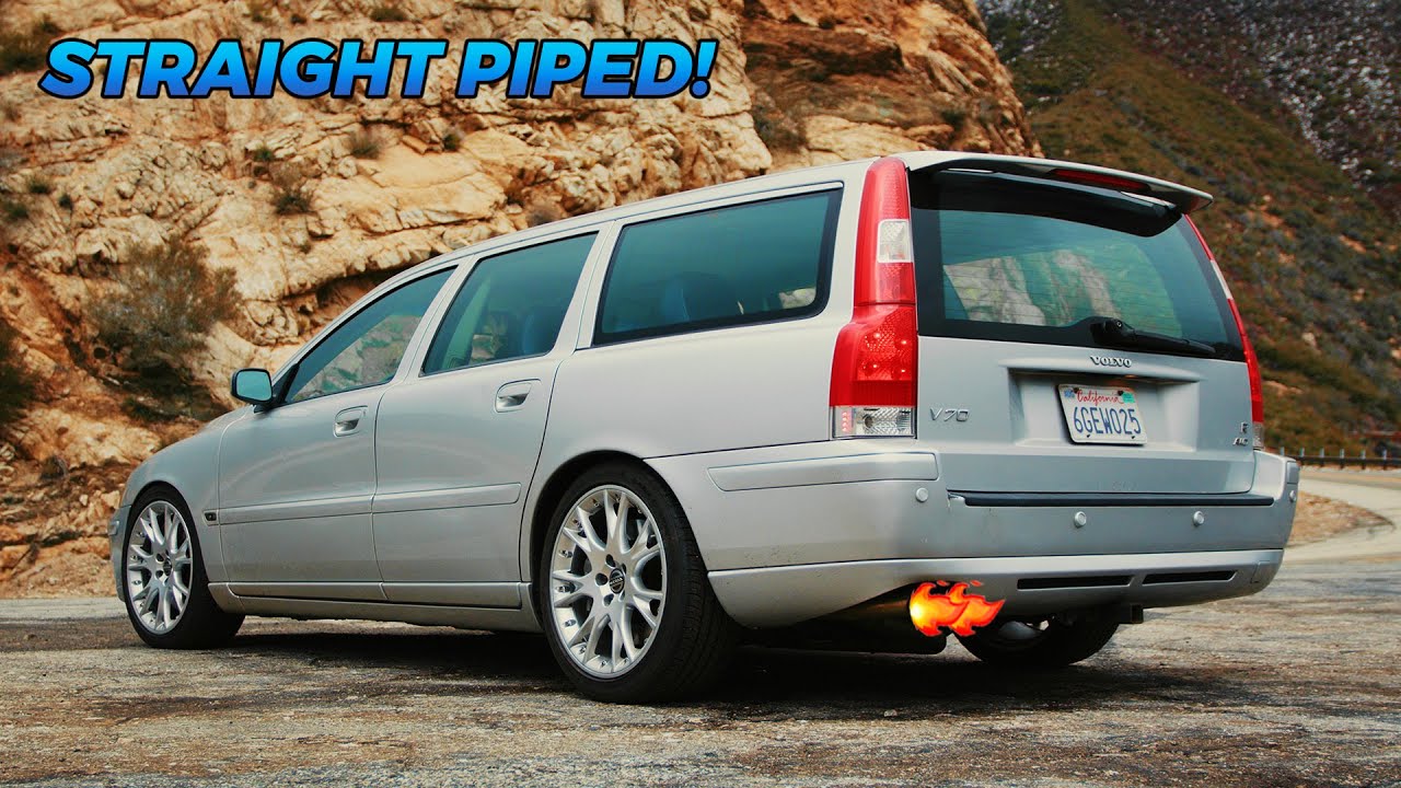 Благодаря прямой трубе мой Volvo V70R зазвучал как V10!