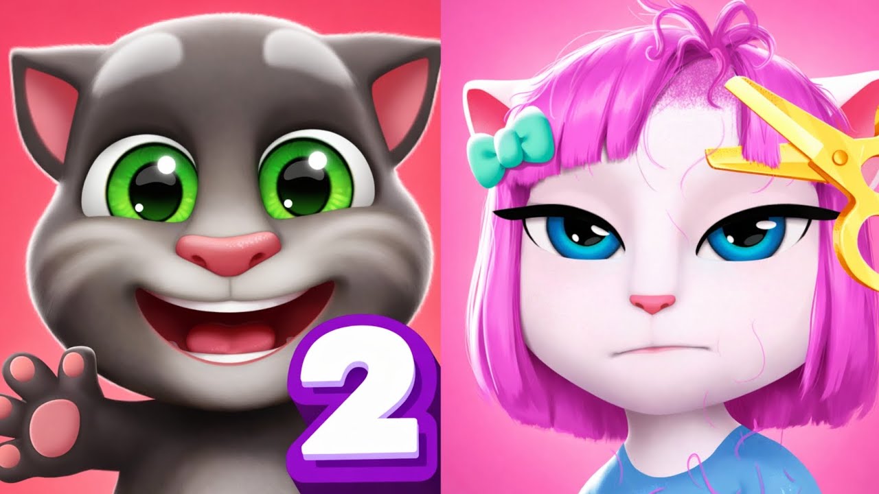 Tom 2 Vs Talking  Daily Life Gameplay 👍| 