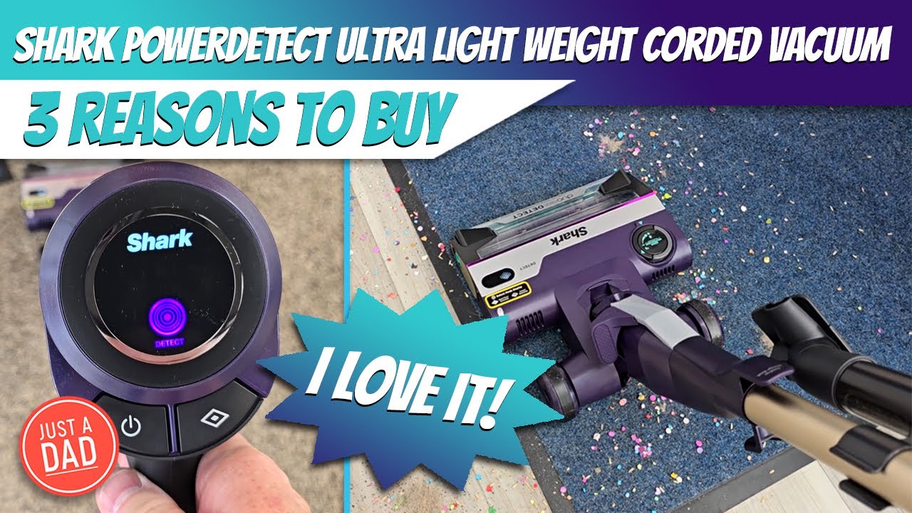 Shark PowerDetect Ultra-Light Corded Vacuum HZ4002 3 Reasons to Buy