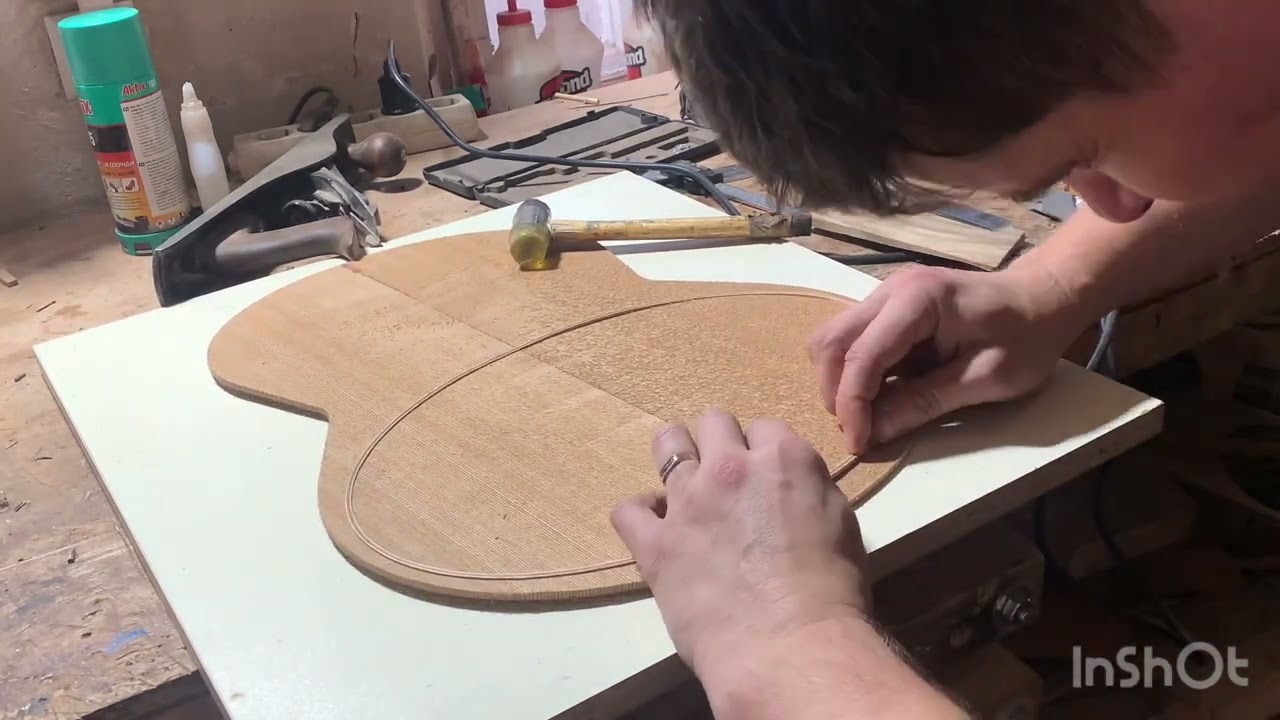 New project. Classic guitar by Dieter Hopf artista membrane. Part 2 - top