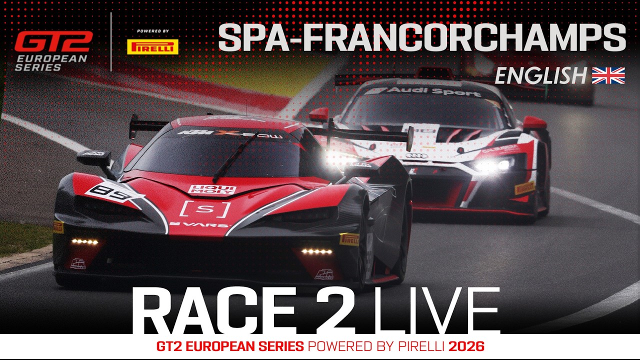 LIVE I Race 2 I Spa I GT2 European Series pwd by Pirelli (English)