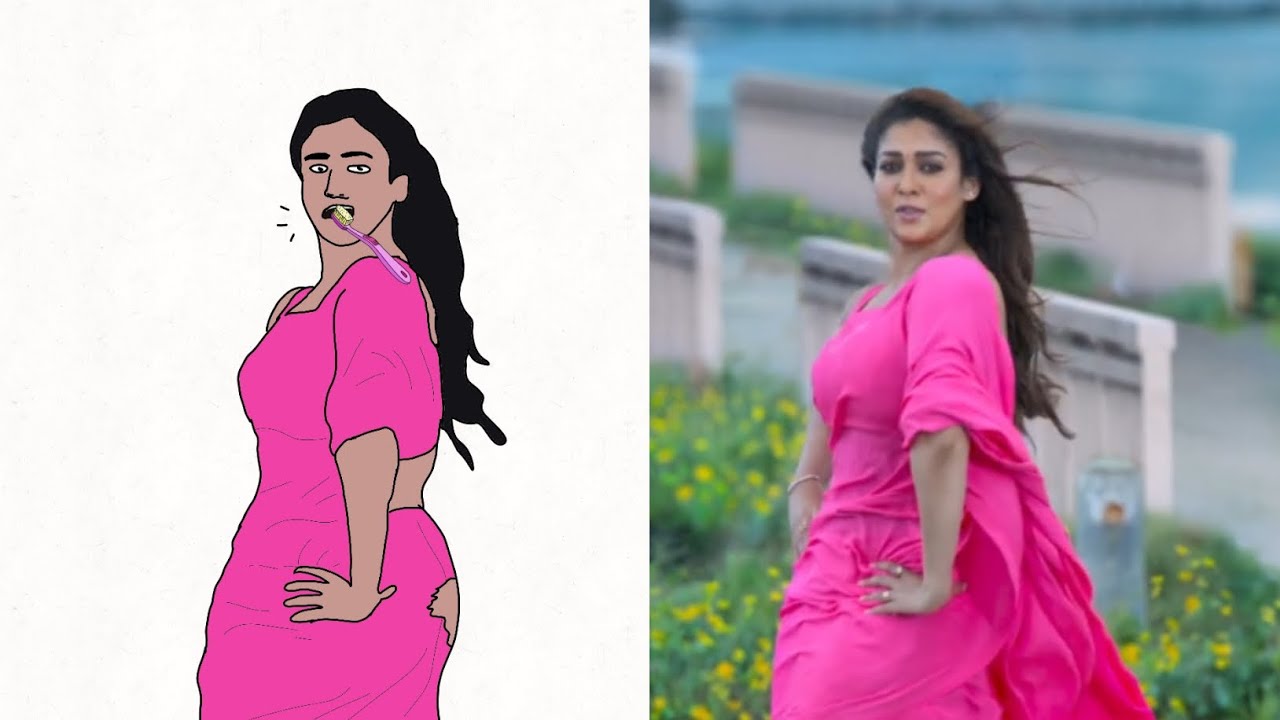 Sasirekha - Drawing meme 🤣 | ManaShankara Varaprasad Garu | Nayanthara | Bheems 