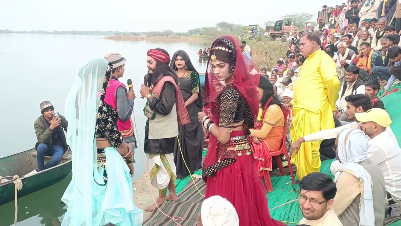 केवट परिवार में नंदू अकेला की पहली बार ऐसी कॉमेडी जनता देख कर रह गई रामलीला 