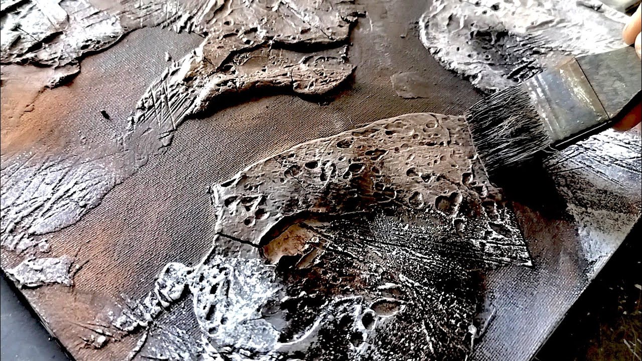 Mastering TEXTURED ACRYLIC Painting / ABSTRACT Art on Canvas / Step by step Tutorial