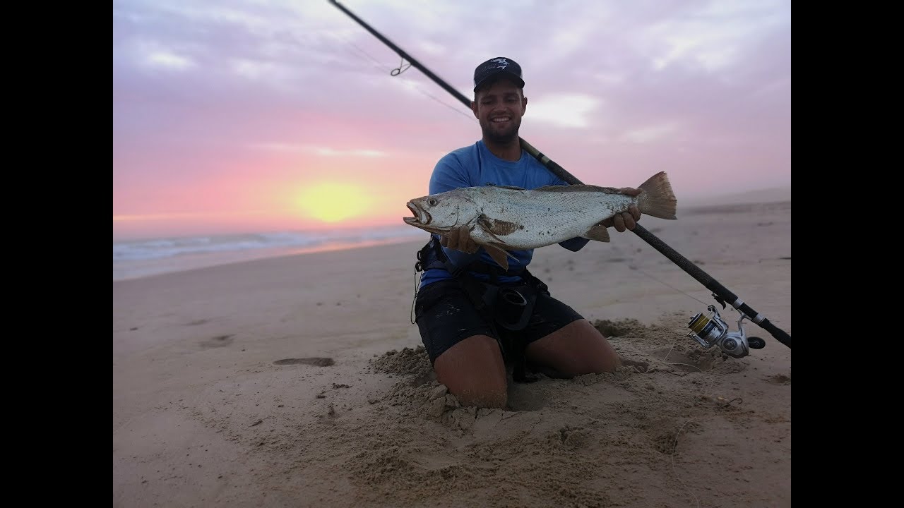 Fishing For Kob (mulloway) in Port Elizabeth using Squid