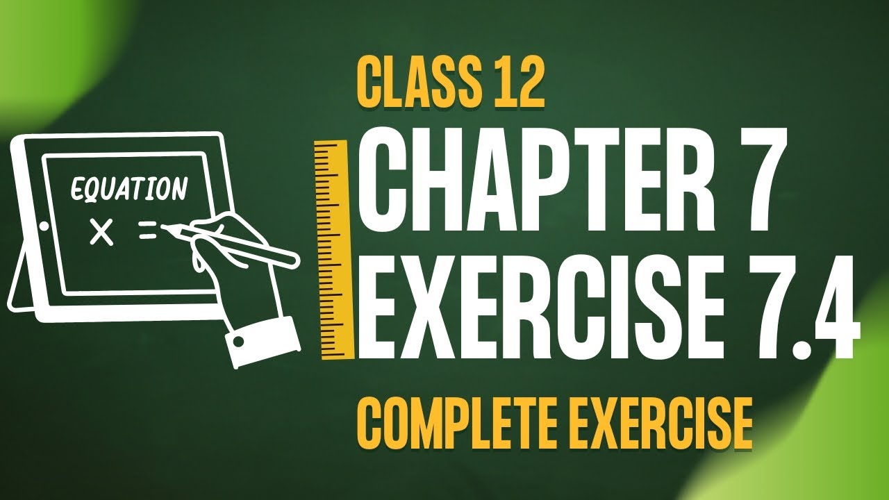 Exercise 7.4 Full Lecture | Class 12 Mathematics Straight Line Chapter