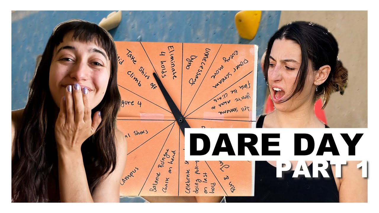 Can I beat Irena?! 🧗🏽‍♀️ DARE DAY with @irenaadventures  PART 1