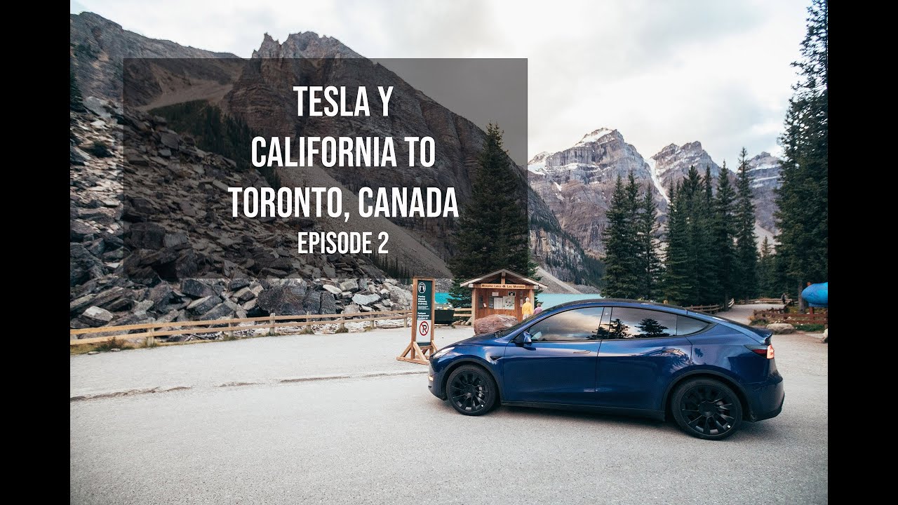 Driving the Tesla Y from California to Canada – Episode 2 of 3 (Lake Louise !~)