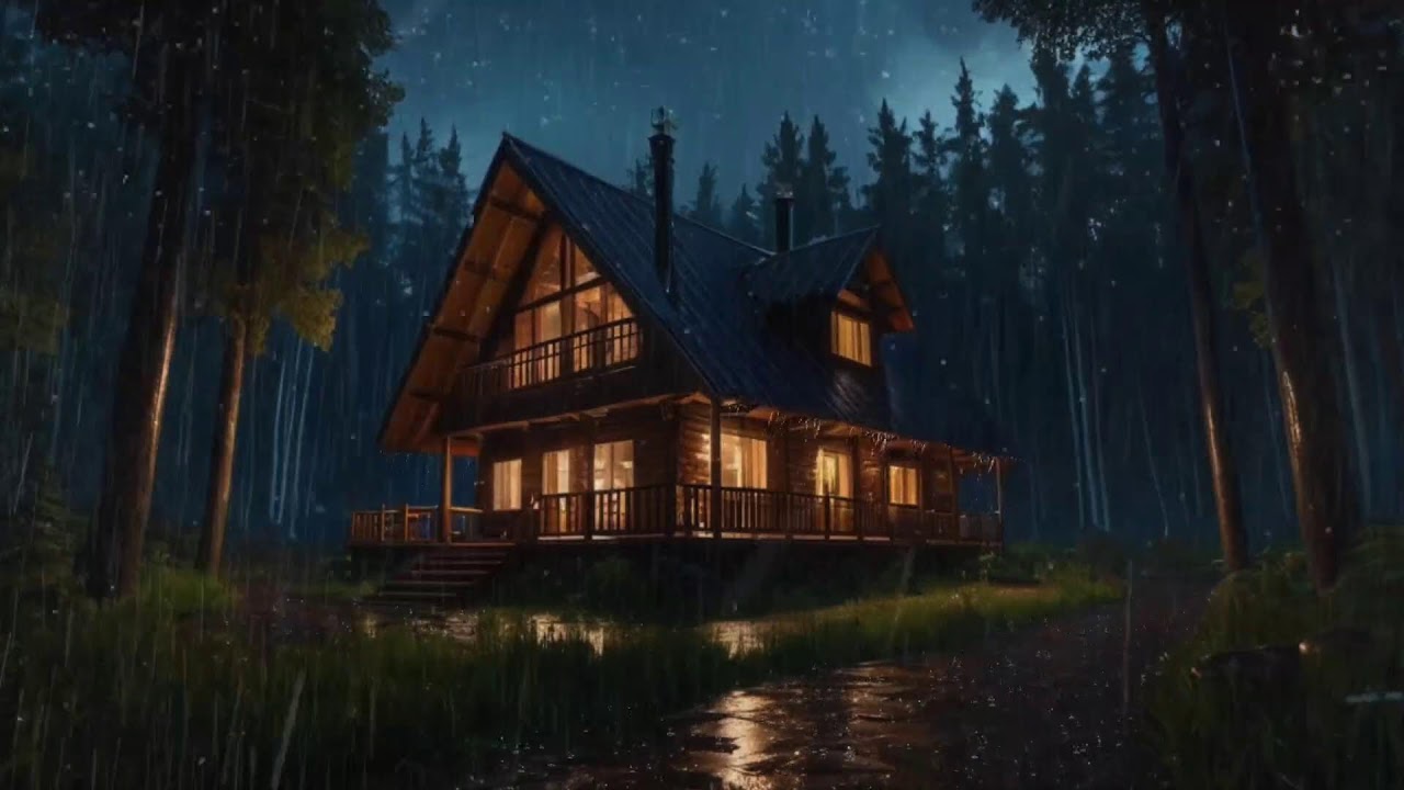 Super Heavy Rain To Sleep Immediately - Night Rain for Peaceful Sleep