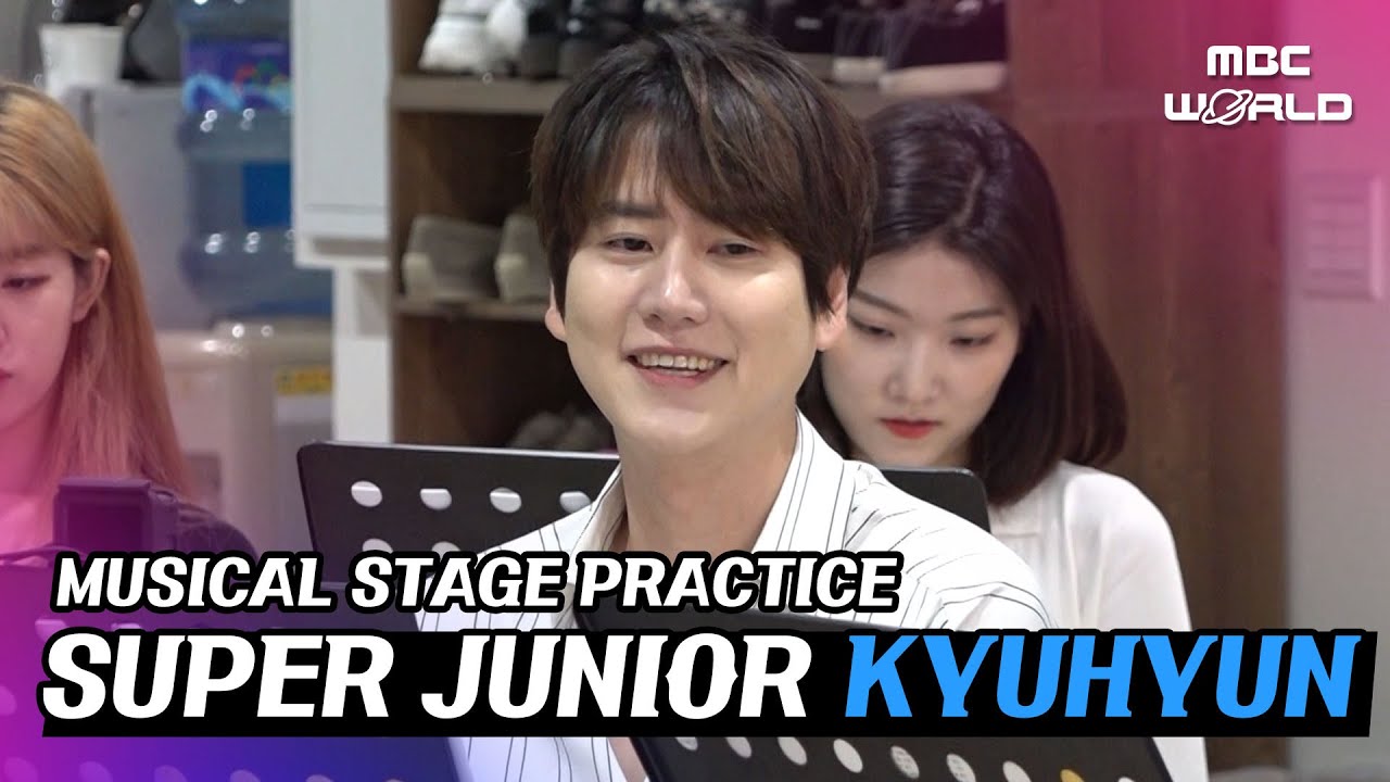 [C.C.] SJ KYUHYUN practicing for the musical 