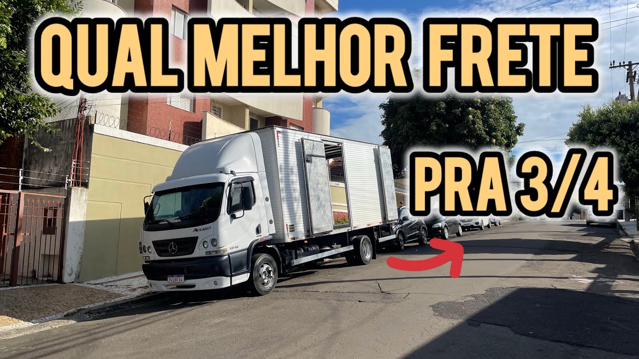 QUAL MELHOR FRETE PRA CAMINHÕES 3/4?