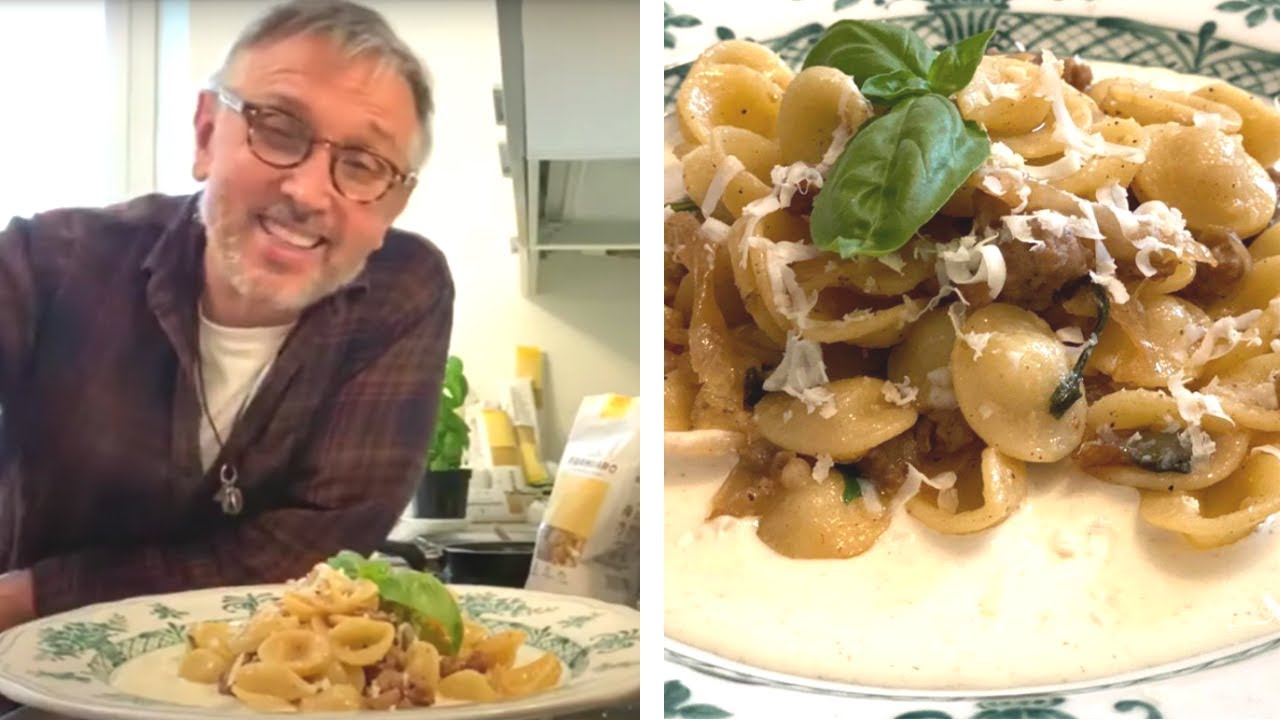 ORECCHIETTE CON SALSICCIA, fonduta e basilico - RICETTA SPECIALE! | Chef BRUNO BARBIERI