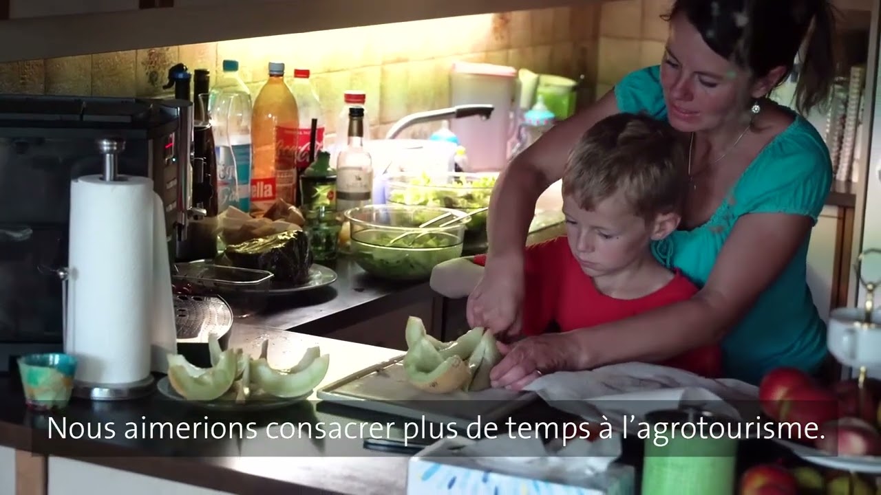 Soutenez maintenant la famille Tschanz met la main à la pâte