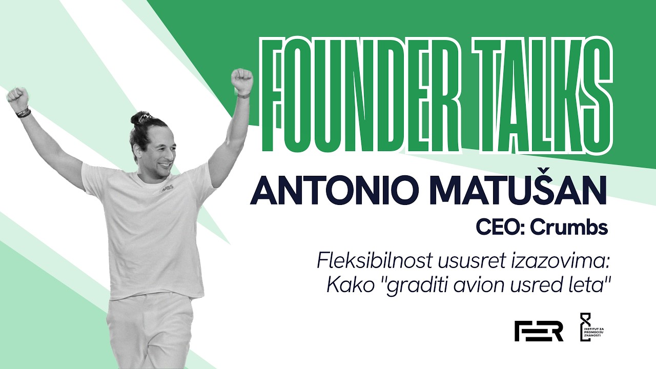Od ideje u Milanu do startupa koji spašava hranu: Founder Talks | Antonio Matušan