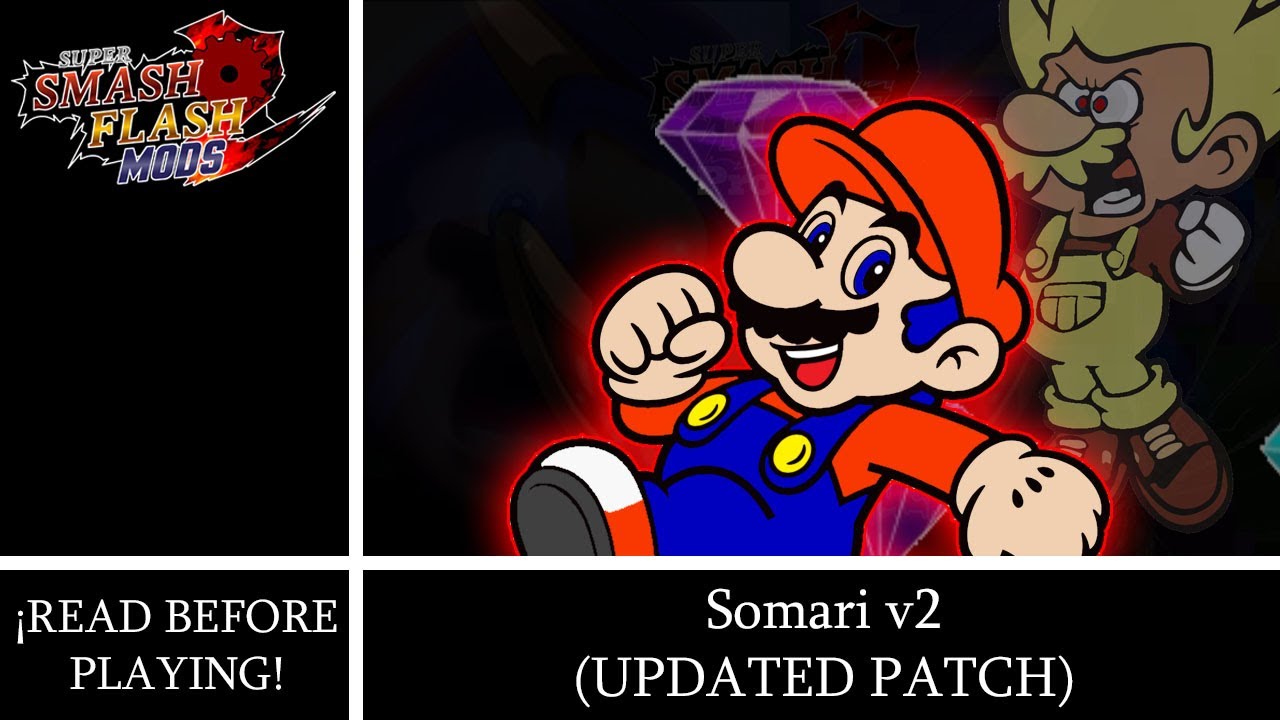 SSF2 Mods: Somari v2 (UPDATED PATCH) (¡READ BEFORE PLAYING!)