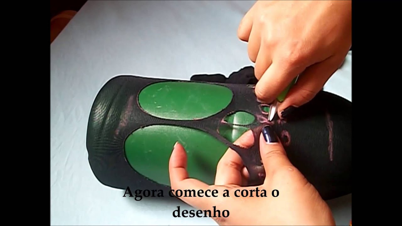 Halloween DIY:Meia calça com CAVEIRA