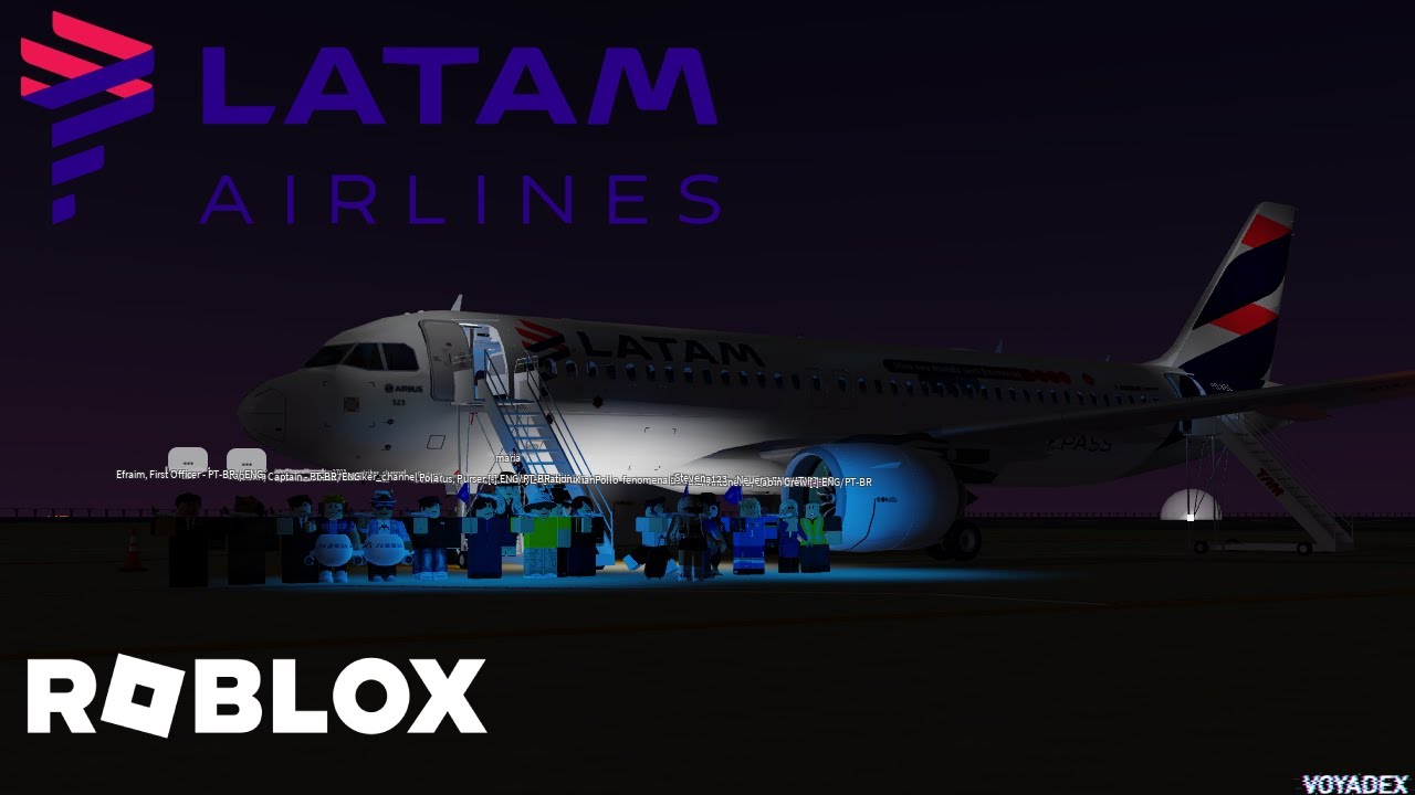 Roblox Latam Airlines Flight - Airbus A320NEO