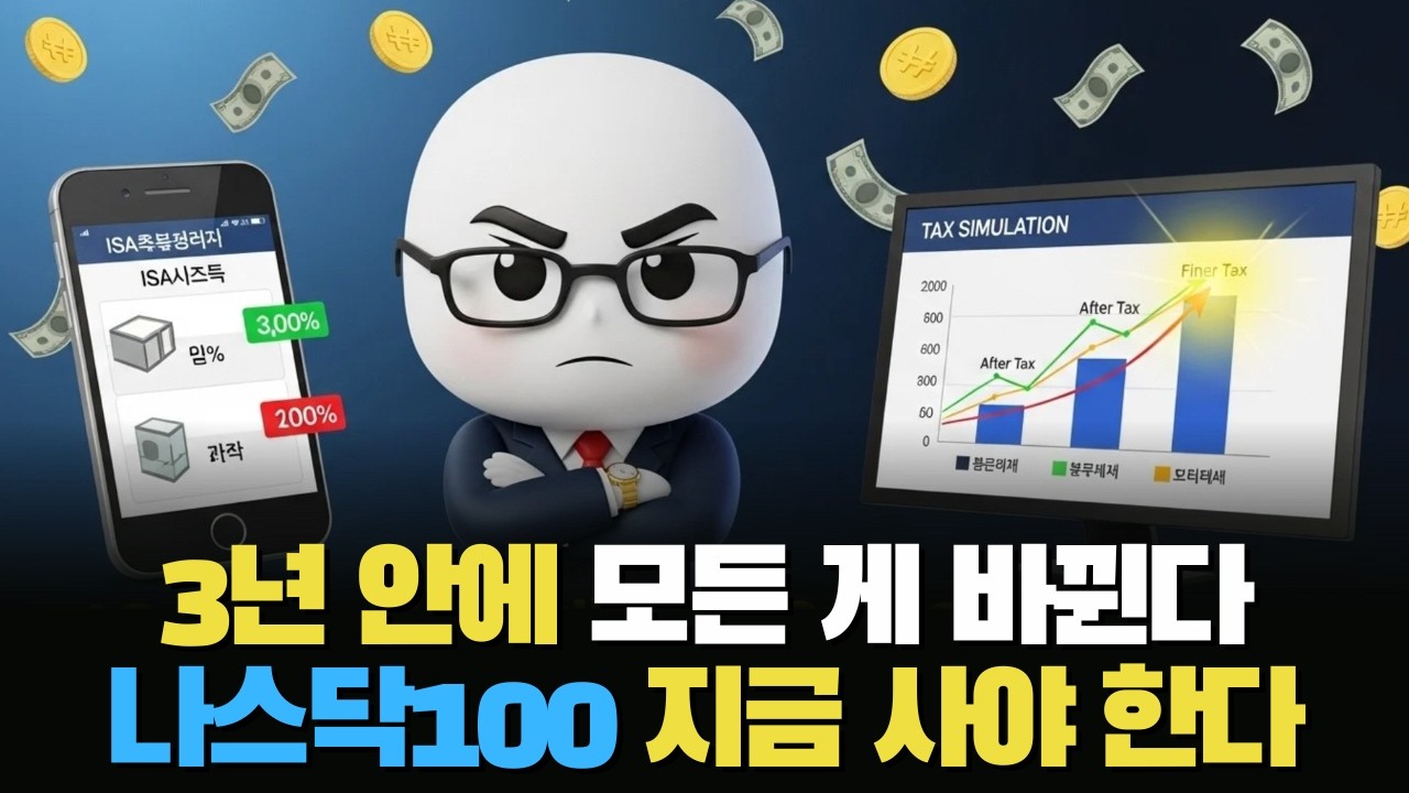ISA·연금저축·해외직투 중 뭐가 유리할까.. S&P500 나스닥 ETF 세금 완전 비교 (시뮬레이션 포함)