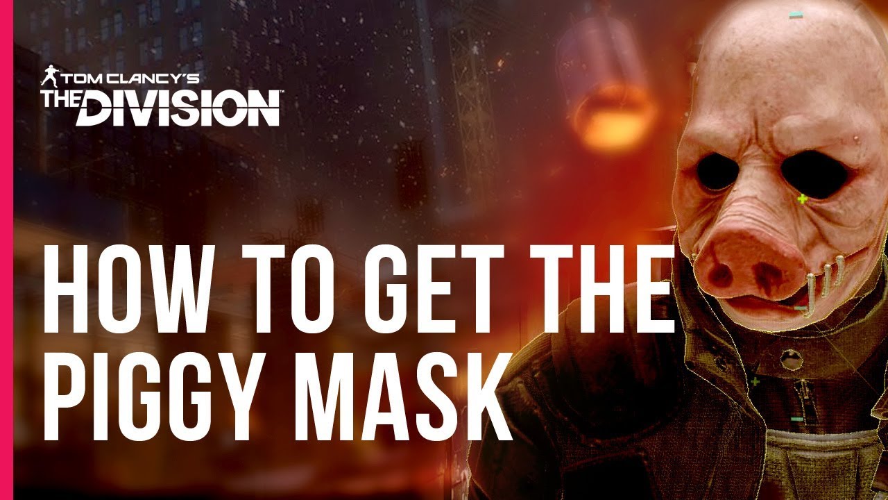 The Division 1.7.1 How to Get The GE Piggy Mask