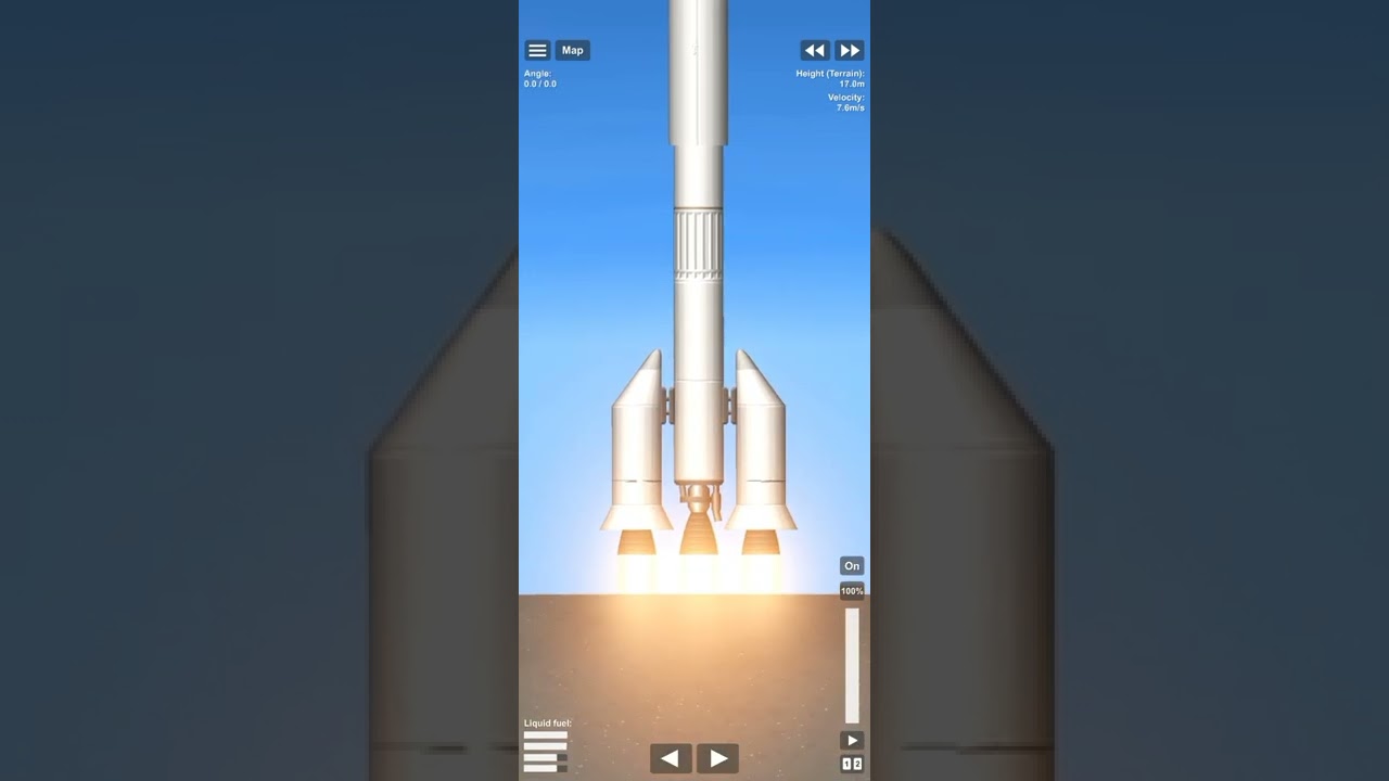 mission 2 satellite launch into low orbit |sfs #sfs #spaceflightsimulator