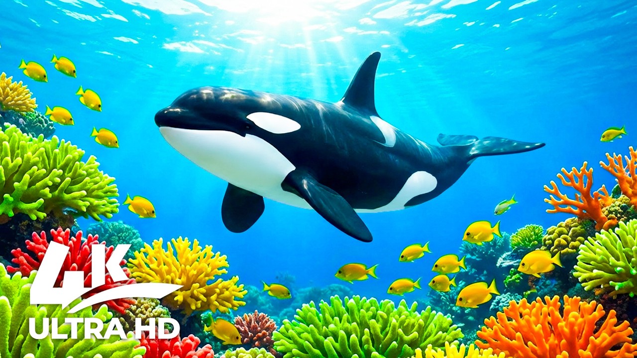 Ocean Life in 4K Ultra HD – Slow Underwater Scenes for Relaxation
