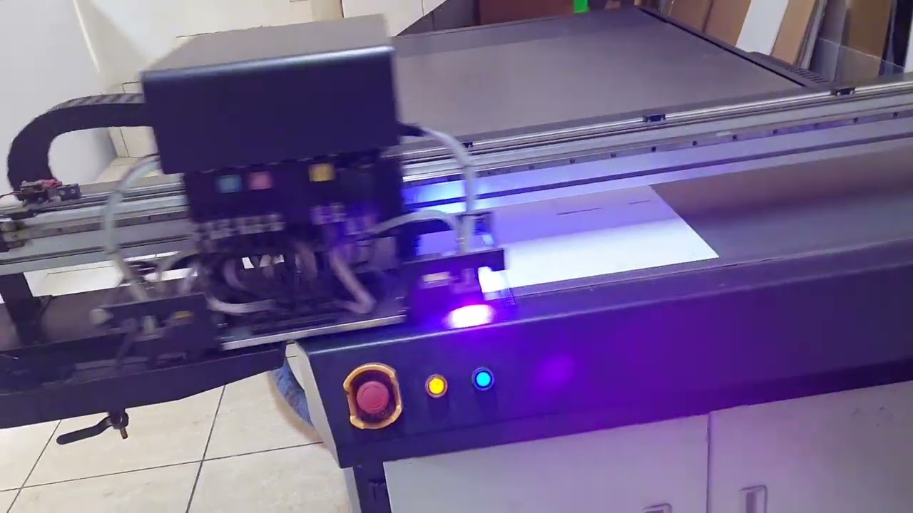 Passo a passo de uma impressão  U.V. dr mesa. Produzindo régua  escolar.