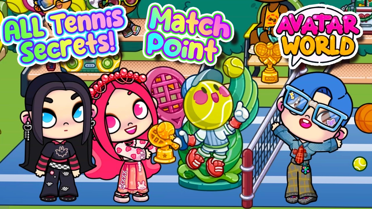 Searching ALL Secrets in The Tennis Court! - Avatar World