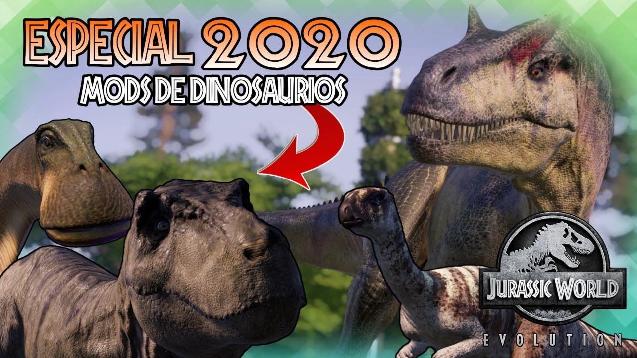 ¡ESPECIAL FIN DE AÑO! - MOD DE DINOSAURIOS #8 - Jurassic World Evolution.