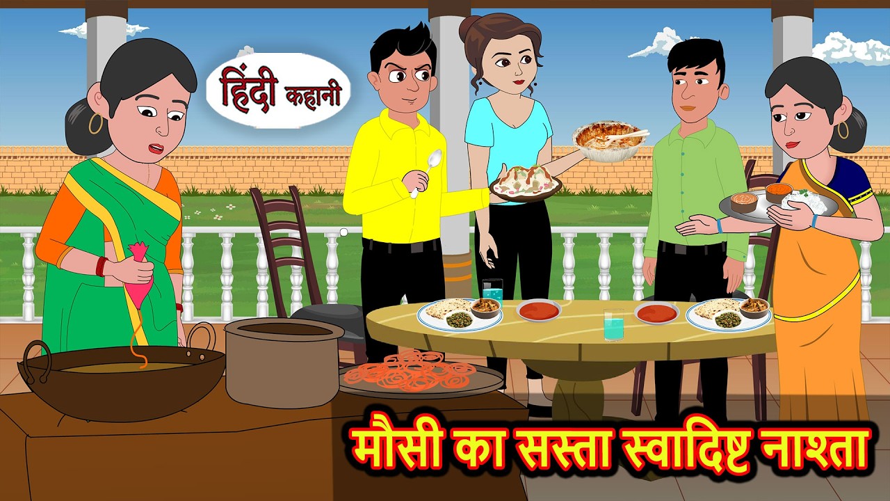 मौसी का सस्ता स्वादिष्ट नाश्ता Stories in Hindi | Bedtime Stories | Fairy Tales | Moral Story Kahani