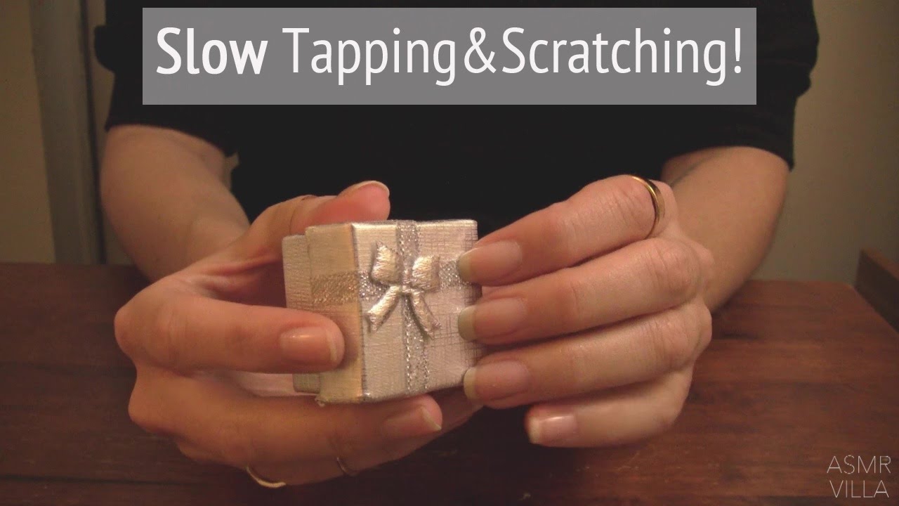 ASMR * Slow Tapping & Scratching * Crinkling * No Talking * ASMRVilla