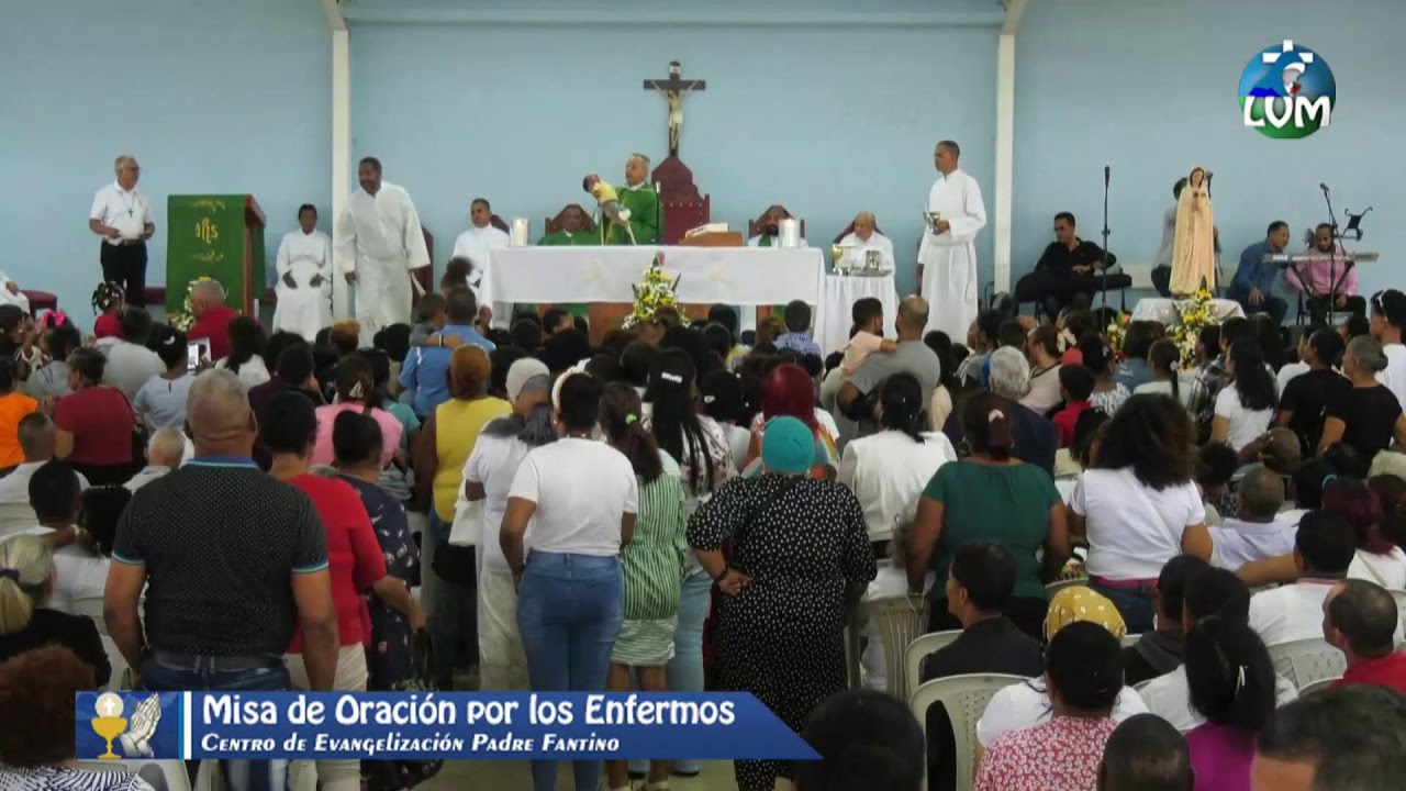 Misa de oración por los enfermos, Centro de Evangelización Padre Fantino