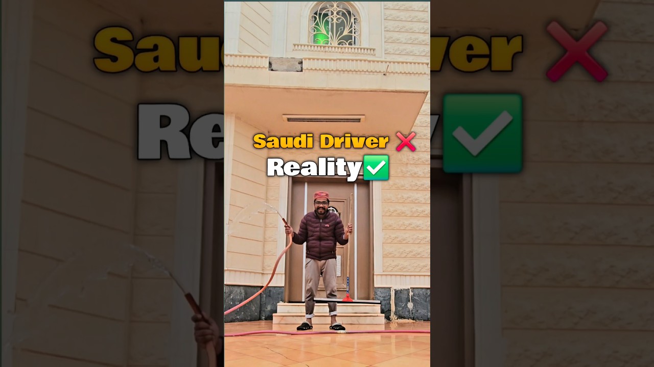 Saudi Arab House Driver Reality 😱 Mini Vlog | 