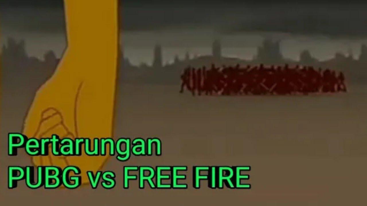 Pertarungan PUBG vs FREE FIRE |&trade; VERSI STICKMAN