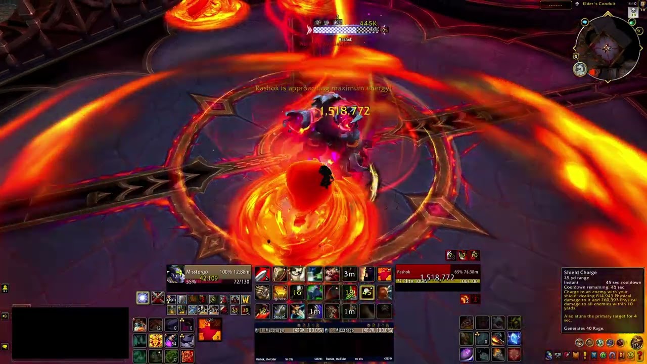 Level 80 Protection Warrior Solo: Rashok (Normal difficulty)