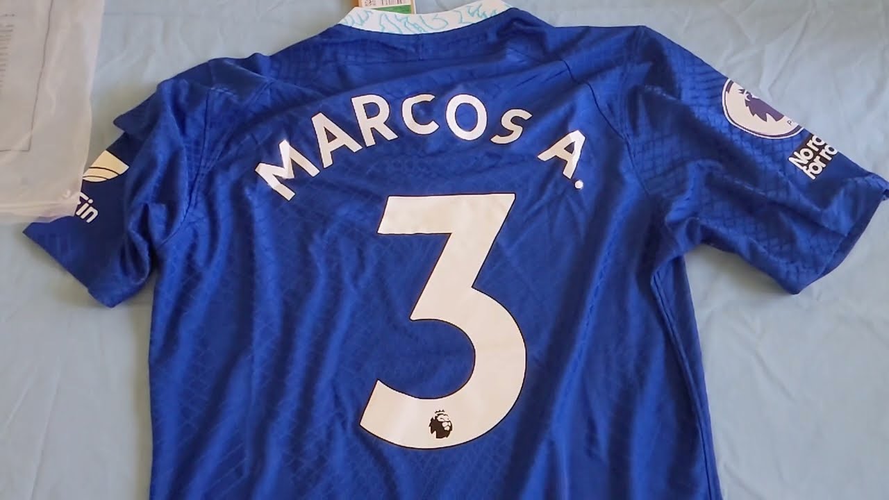 Minejerseys Chelsea Soccer Jersey Home (Player Version) 2022/23 Unboxing Review