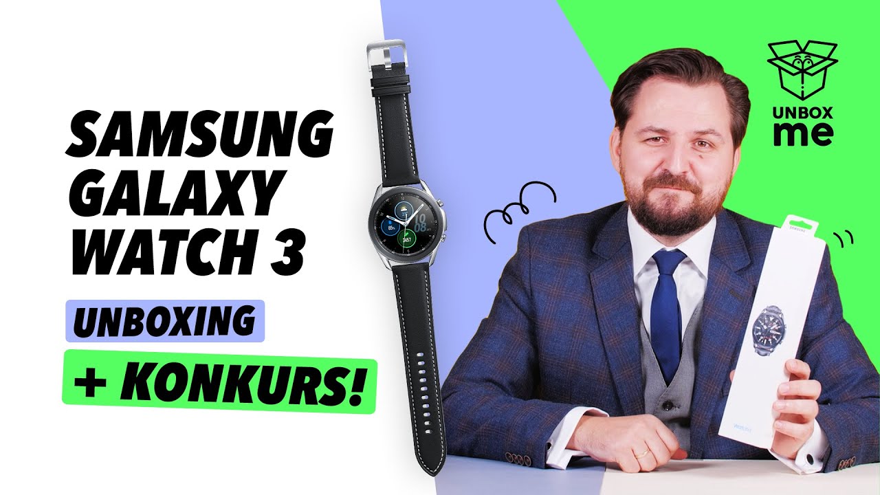 Unboxing smartwatcha Samsung Galaxy Watch 3 | KONKURS | Media Expert