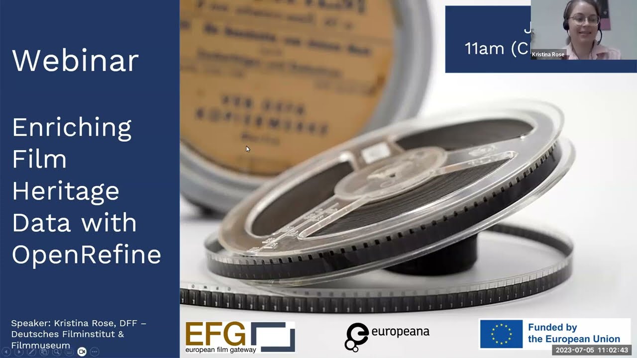 Enriching Film Heritage Data with OpenRefine