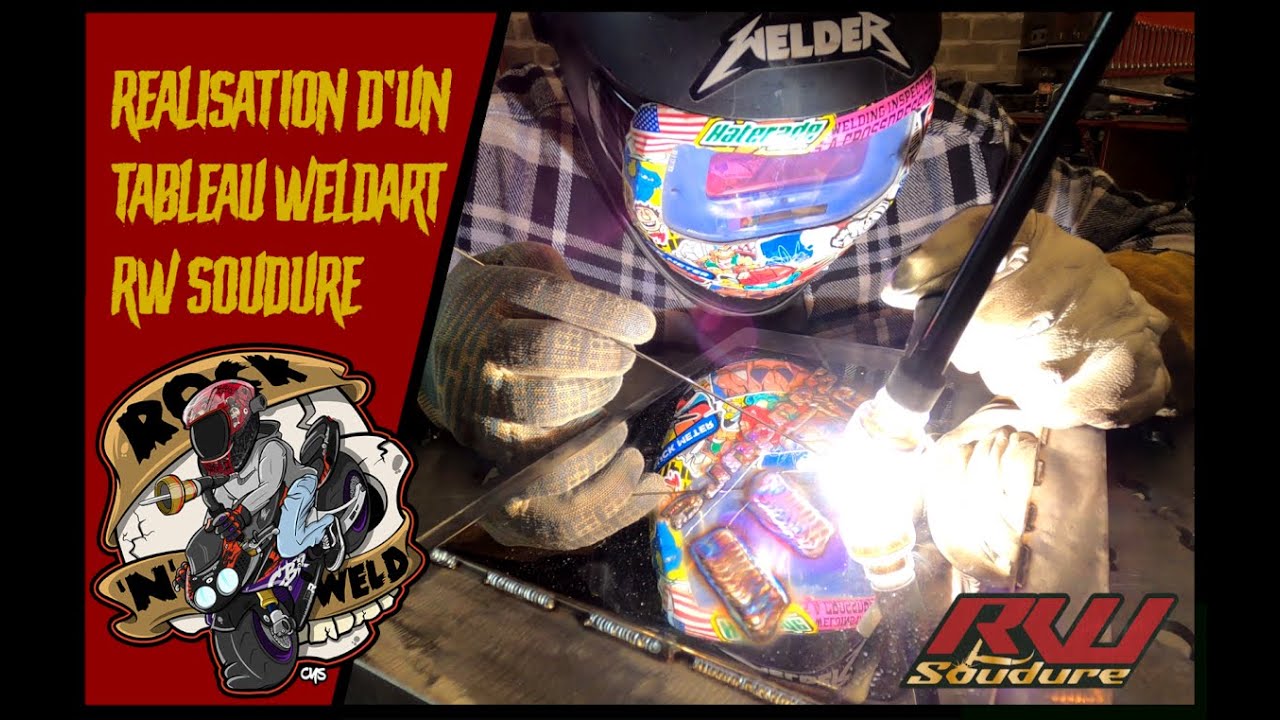 Réalisation d'un tableau en soudure artistique RW Soudure ( WELDART )